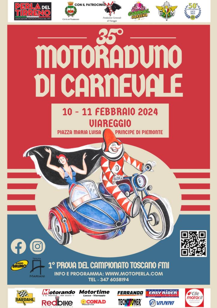 35° MOTORADUNO DI CARNEVALE – 10/11 FEBBRAIO 2024